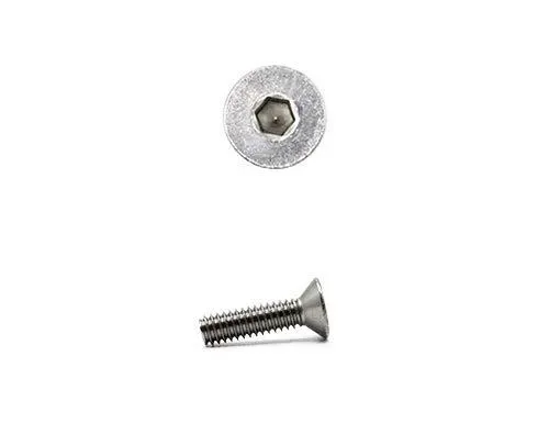 Tornillo Allen cabeza plana inoxidable 1/4-20 × 3/4"