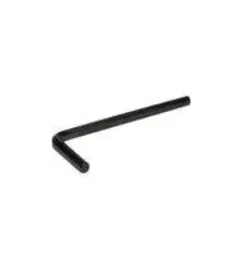 Llave hexagonal pavonada 4mm-5/32" en clip