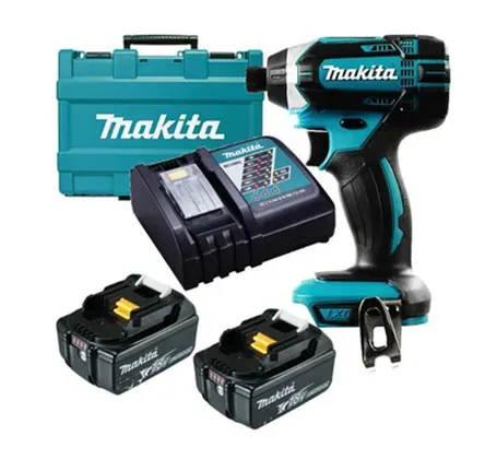 Atornillador impacto 0-3,500 ipm li-ion 2 bat. 3.0 Ah y carg. maletin 18V