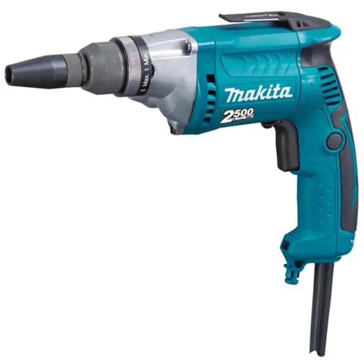 Atornillador 1/4" v.v..r 0 - 2,500 rpm p/laminaa ajuste torque c/luz 570W