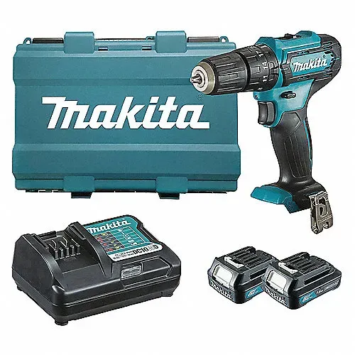 Rotomartillo atorn. 5/16"-3/8"v.v.r. 0-450 0-1,700 rpm li-ion c/2 bat. 1.5 Ah y carg. luz broq.cierre rapido maletin 12V