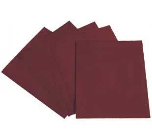 9 X 11 Aluminum Oxide Cloth Sheets
