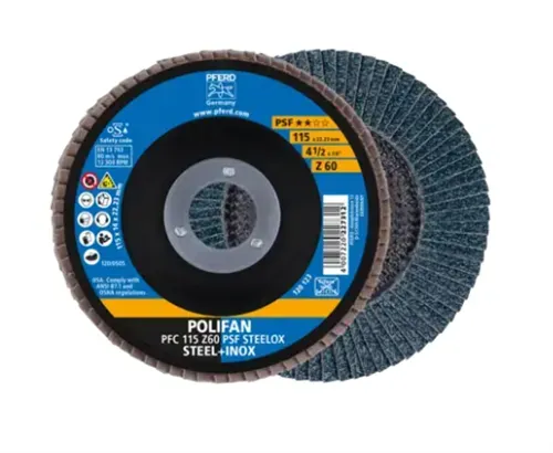 Disco laminado 4 1/2 grano 40 PSF steelox