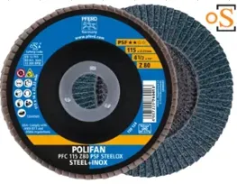 Disco laminado 4 1/2 grano 80 PSF steelox