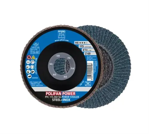 Disco laminado 4 1/2 grano 40 SG steelox