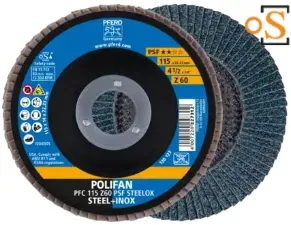 Disco laminado 4 1/2 grano 80 SG steelox