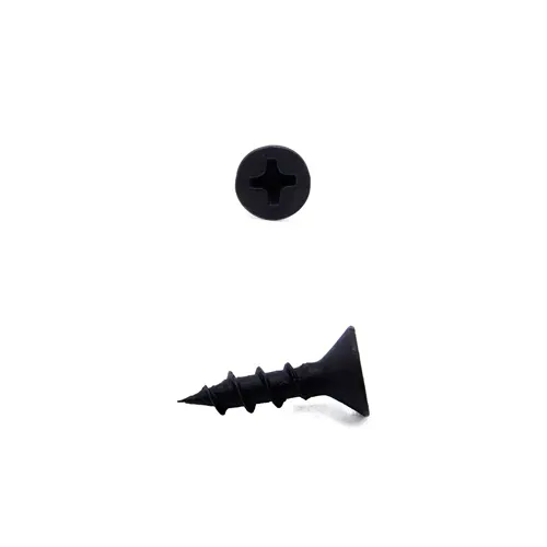 Pija cabeza plana negro 10 × 1