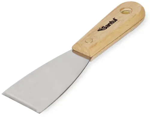Espátula flexible 2 mango madera