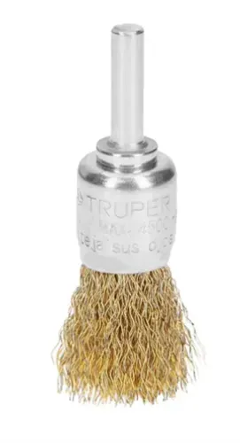Carda de copa 3/4" alambre grueso para taladro
